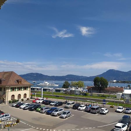 Le Lacustre 4Th Floor Port-Valais Exterior photo