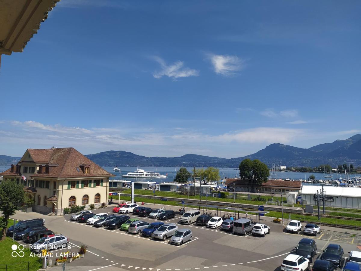 Le Lacustre 4Th Floor Port-Valais Exterior photo