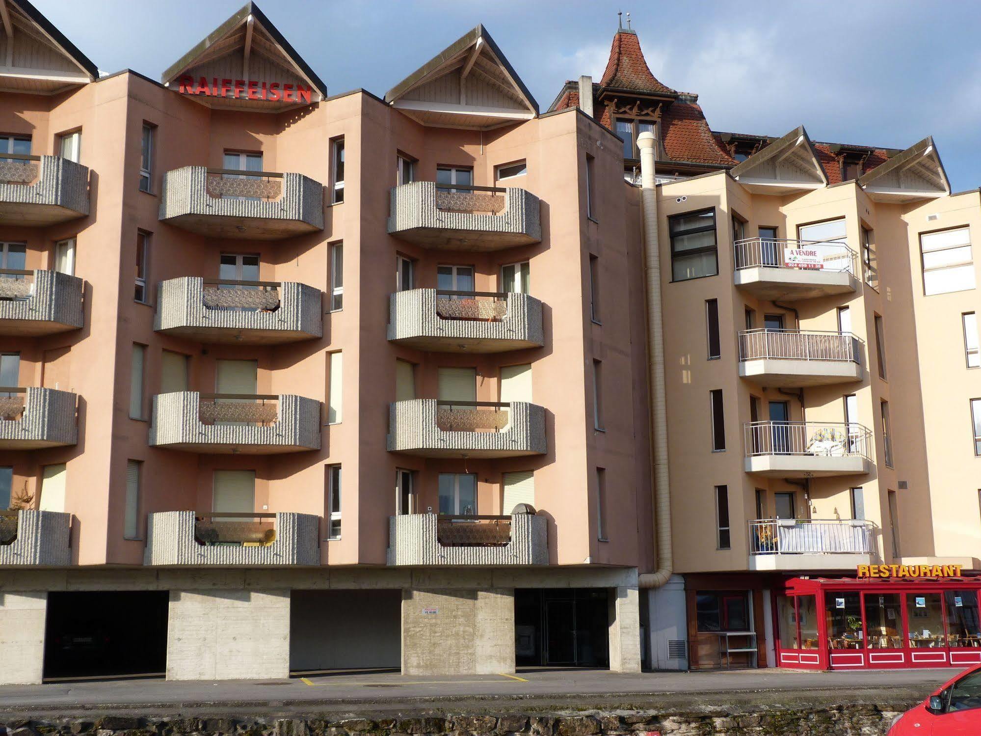 Le Lacustre 4Th Floor Port-Valais Exterior photo