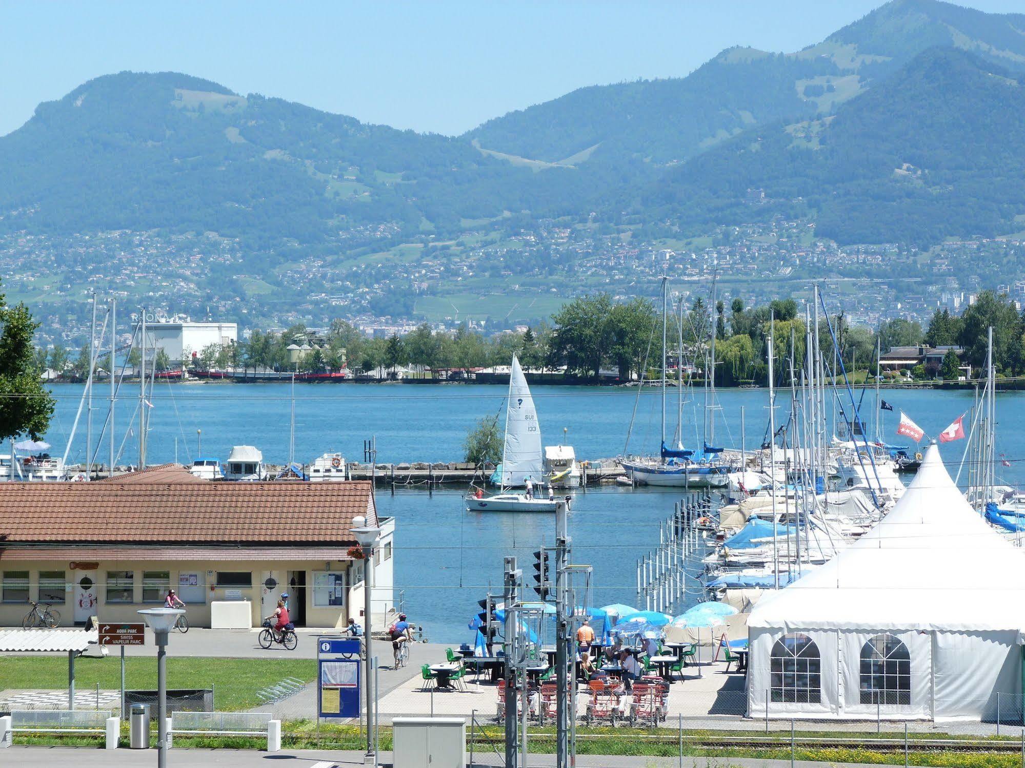 Le Lacustre 4Th Floor Port-Valais Exterior photo