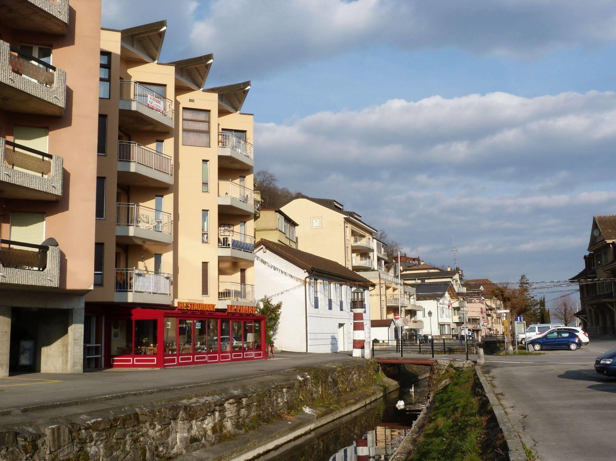 Le Lacustre 4Th Floor Port-Valais Exterior photo